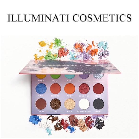 Illuminati Cosmetics, Illuminati X ISA Eyeshadow Palette, NEW - Picture 1 of 6